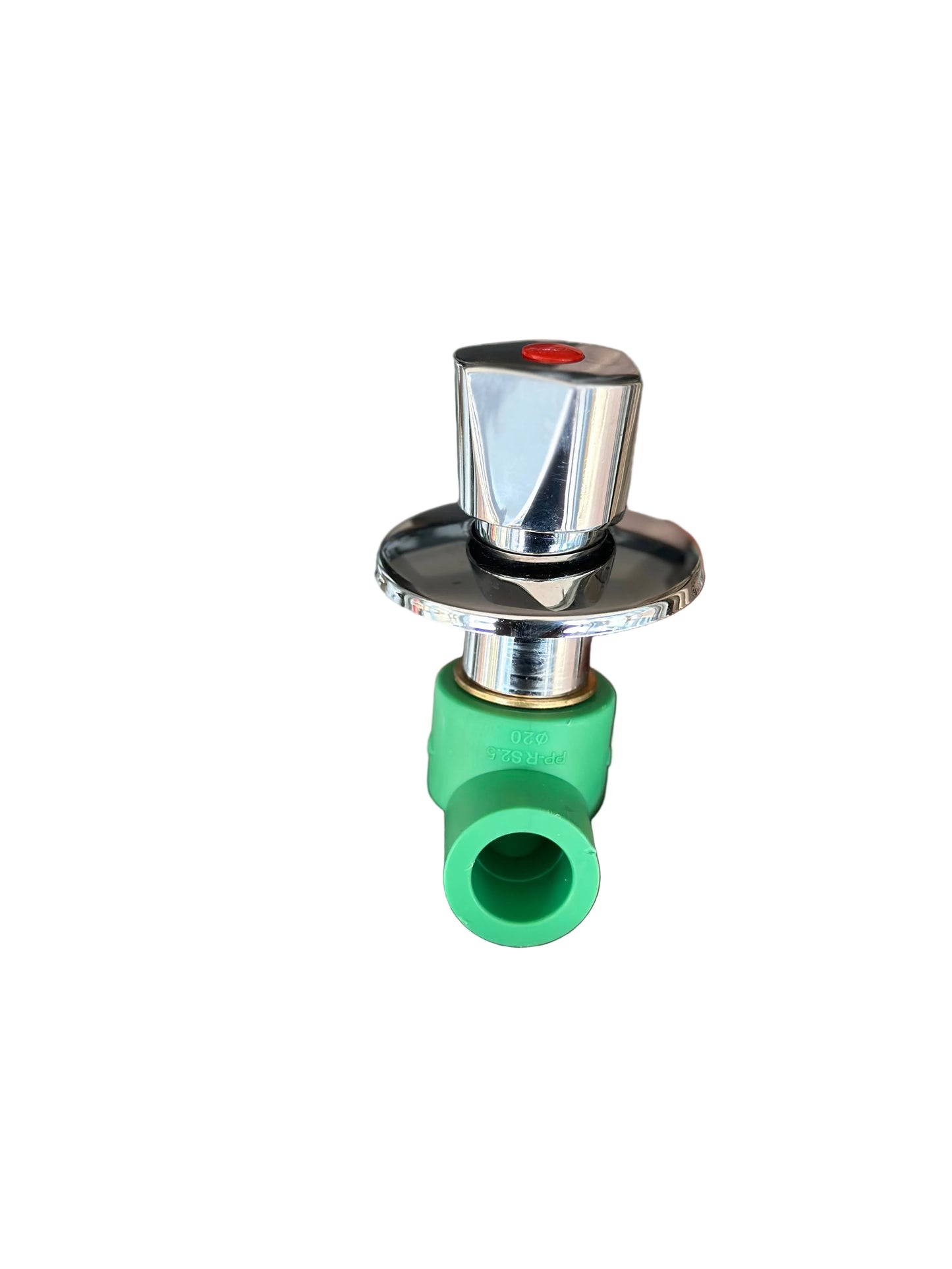 ERA stop valve with chrome handle