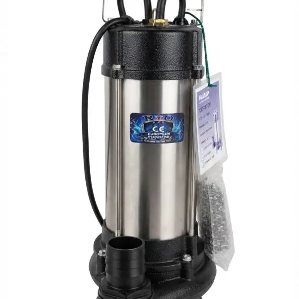rio sewage cutting submersible pump 3 horsepower VXM30